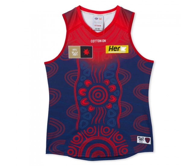 Melbourne Demons Mens Season 8 AFLW Indigenous Guernsey