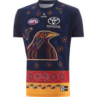 Adelaide Crows AFL Mens First Nations Run Out Tee 2025