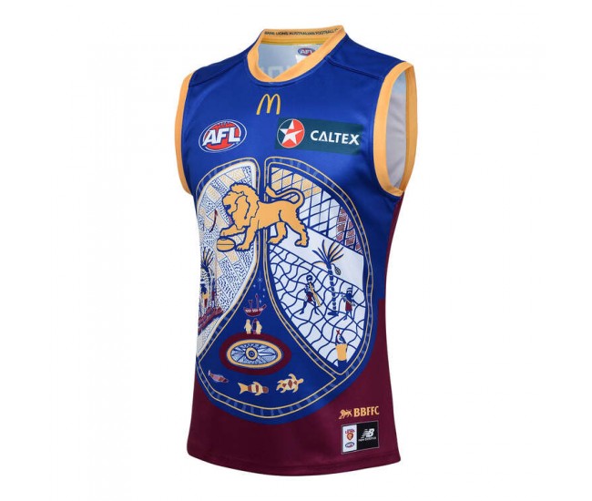 Brisbane Lions AFL Mens Indigenous Guernsey 2024
