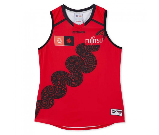 Essendon Bombers Men's Season 8 AFLW Indigenous Guernsey