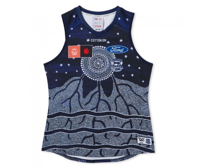 Geelong Cats Mens Season 8 AFLW Indigenous Guernsey