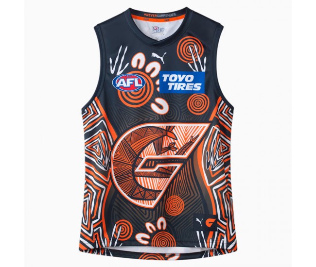 GWS Giants AFL Mens Indigenous Guernsey 2024