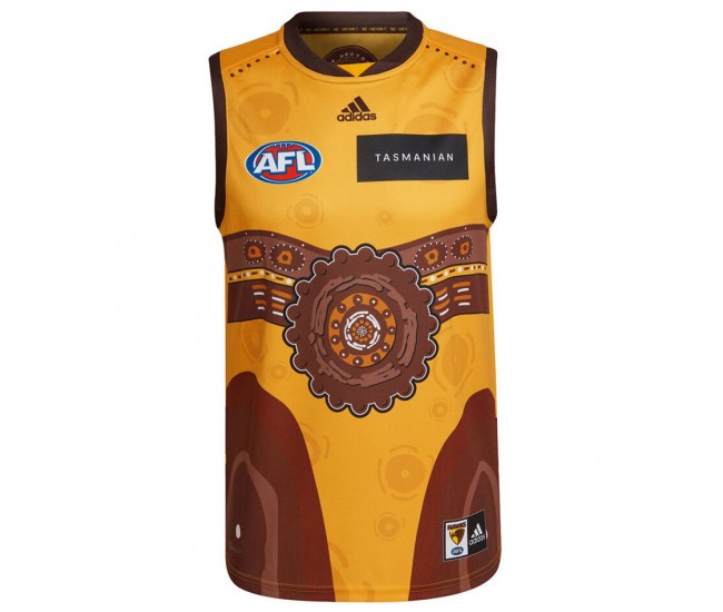 AFL Hawthorn Hawks Mens Indigenous Guernsey 2022