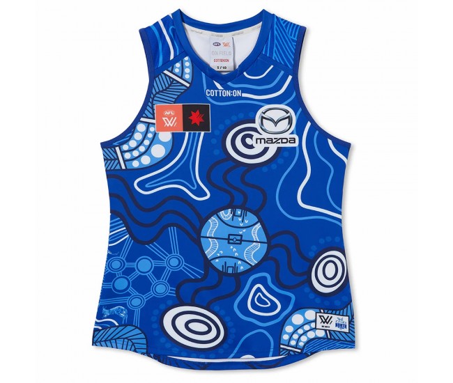 North Melbourne Kangaroos Mens Season 8 AFLW Indigenous Guernsey