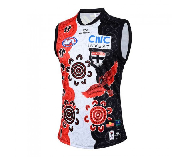 St Kilda Saints AFL Mens Indigenous Guernsey 2025