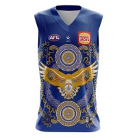 West Coast Eagles AFL Mens Indigenous Guernsey 2023