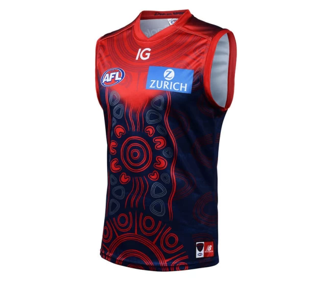 Melbourne Demons AFL Mens Indigenous Guernsey 2023