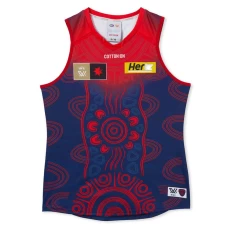 Melbourne Demons Mens Season 8 AFLW Indigenous Guernsey
