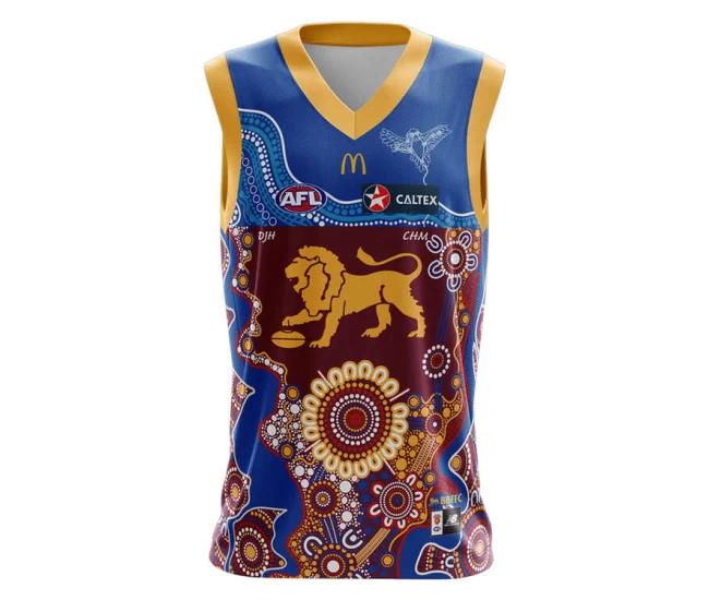 Brisbane Lions AFL Mens Indigenous Guernsey 2023