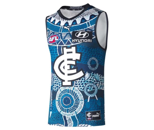 Carlton Blues AFL Men’s Indigenous Guernsey 2023