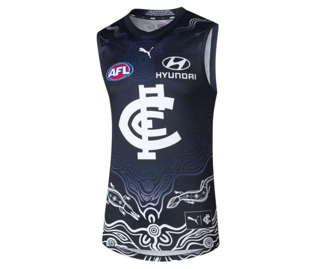 Carlton Blues AFL Men’s Indigenous Guernsey 2024
