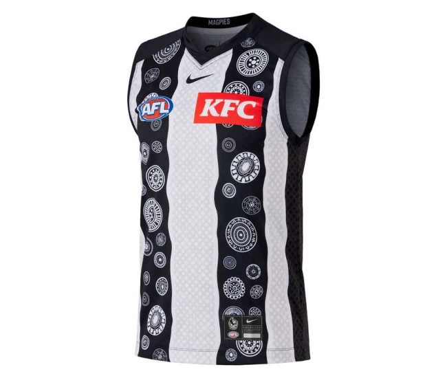Collingwood Magpies AFL Mens Indigenous Guernsey 2023