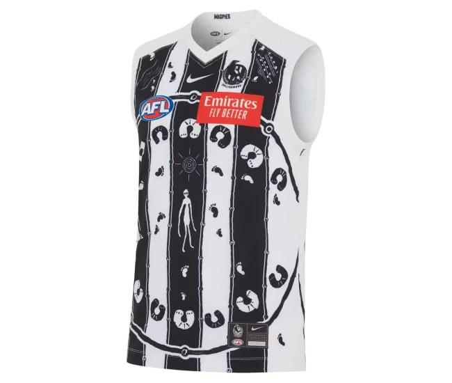 Collingwood Magpies Mens Indigenous AFL Guernsey 2024