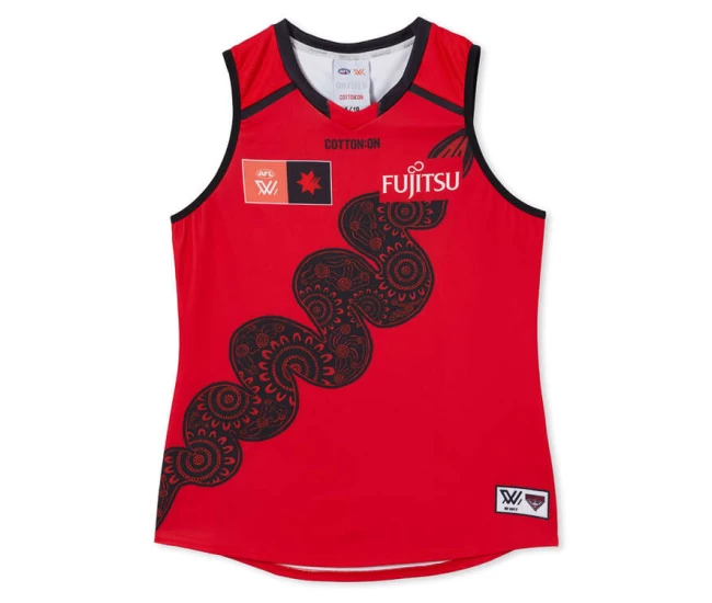 Essendon Bombers Men's Season 8 AFLW Indigenous Guernsey