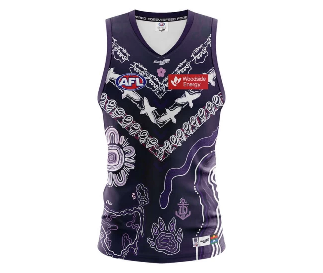 Fremantle Dockers AFL Mens Indigenous Guernsey 2023