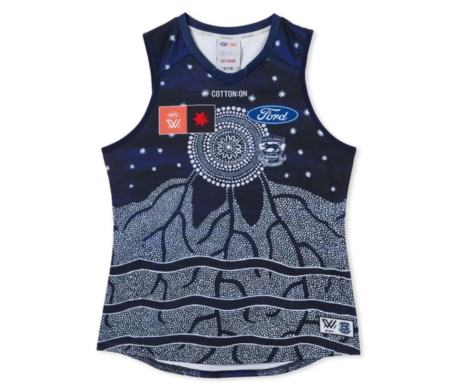 Geelong Cats Mens Season 8 AFLW Indigenous Guernsey