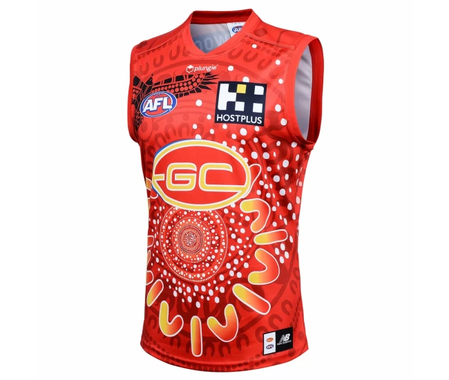 Gold Coast Suns AFL Mens Indigenous Guernsey 2023