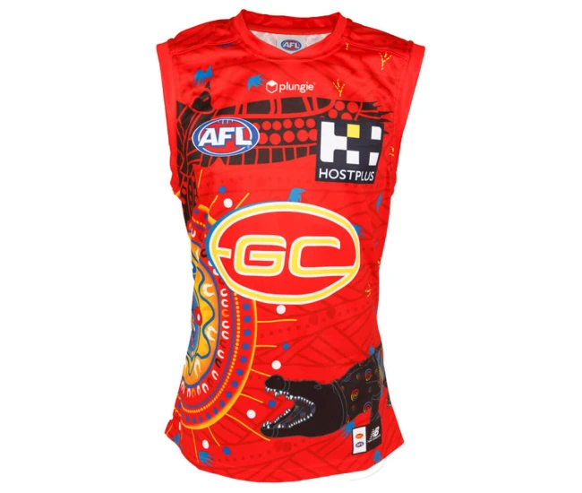 AFL Gold Coast Suns Mens Indigenous Guernsey 2022