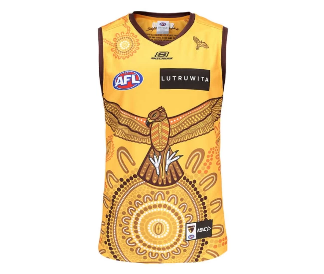 Hawthorn Hawks AFL Mens Indigenous Guernsey 2023