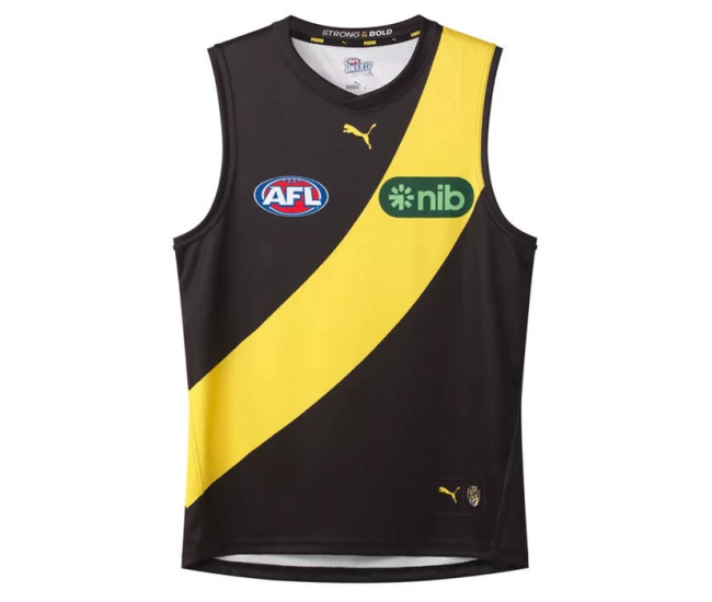 Richmond Tigers Men's Home AFL Guernsey 2024