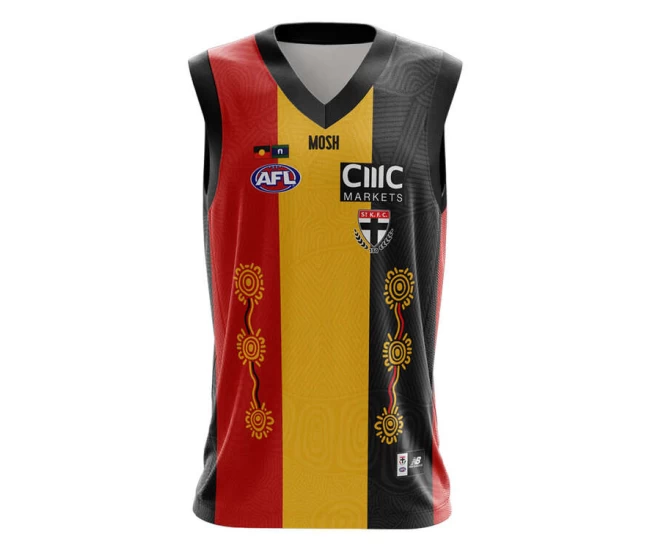 St Kilda Saints AFL Mens Indigenous Guernsey 2023