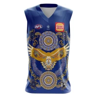 West Coast Eagles AFL Mens Indigenous Guernsey 2023