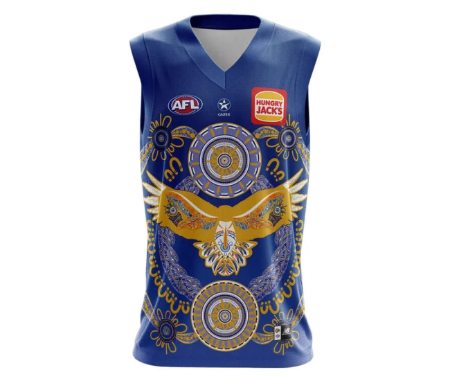 West Coast Eagles AFL Mens Indigenous Guernsey 2023