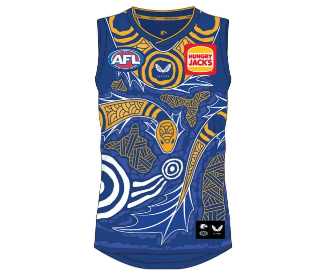 AFL West Coast Eagles Mens Indigenous Guernsey 2021